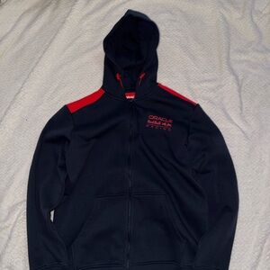 Black and Red Lightweight redbull racing jacket